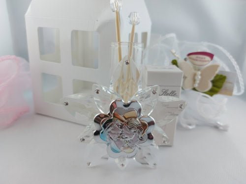 Kristallaufsteller / Raumduftspender Heilige Familie - Personalisierbar - Pina´s Bombonieren