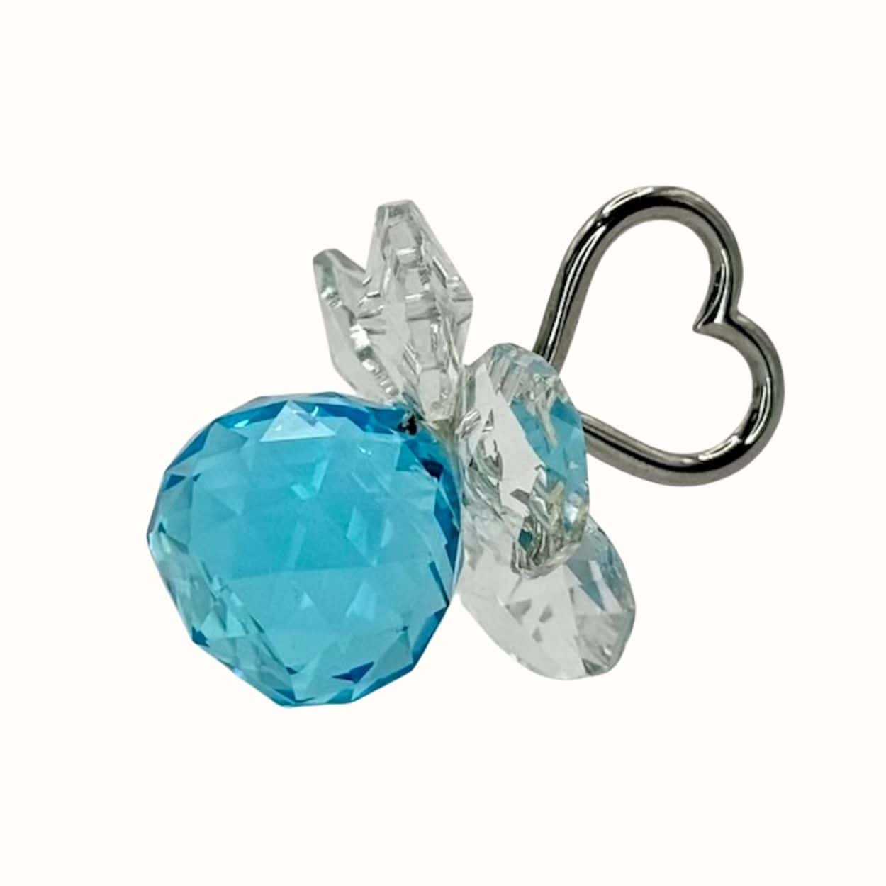 Kristallschnuller blau - Bomboniere Gastgeschenk - Pina´s Bombonieren