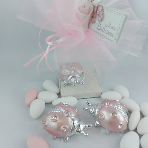 Marienkäfer rosa - Bomboniere Gastgeschenk - Pina´s Bombonieren