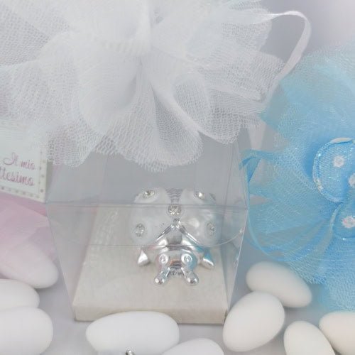 Marienkäfer weiß - Bomboniere Gastgeschenk - Pina´s Bombonieren