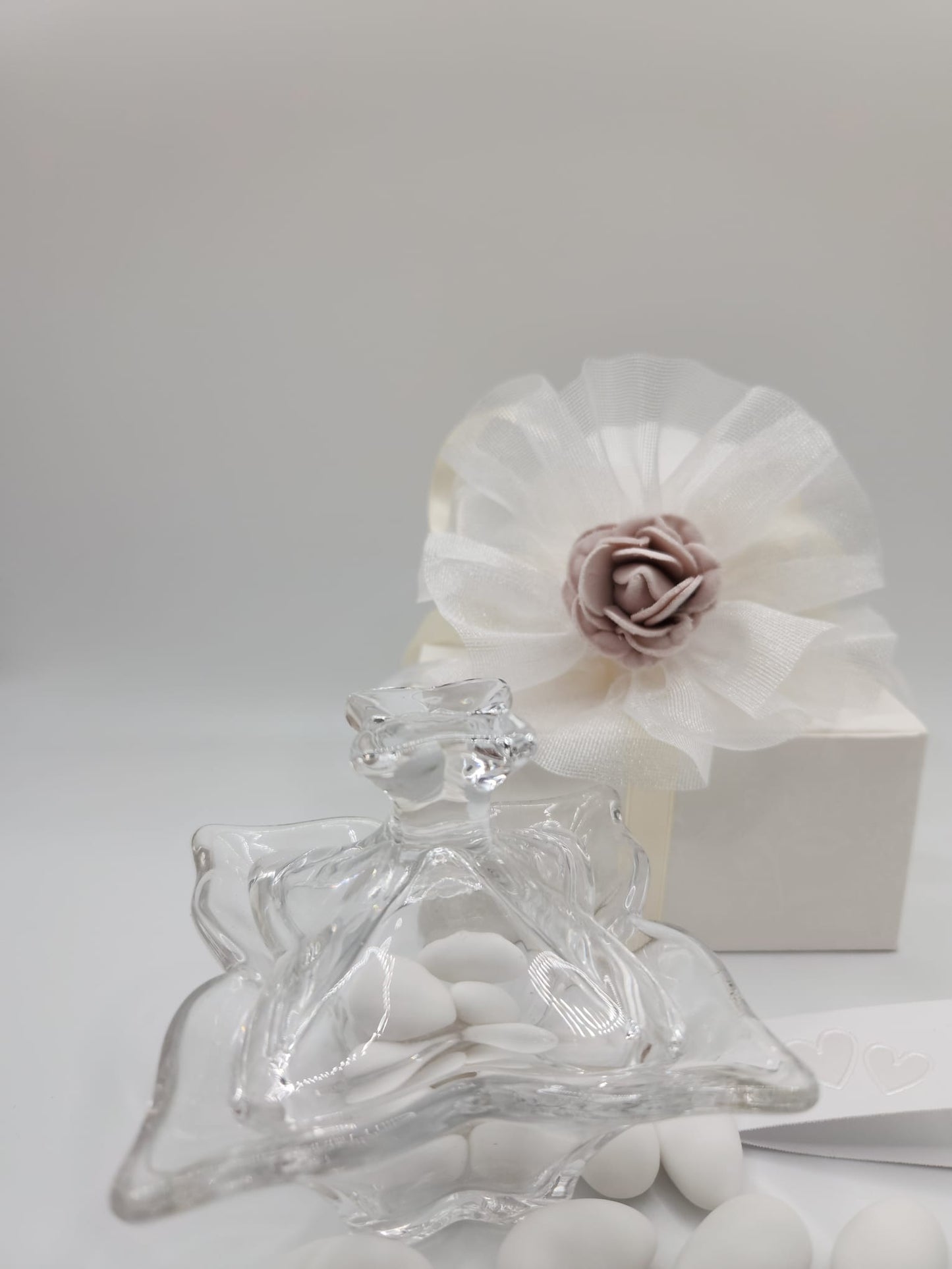 Bomboniere Gastgeschenk CRYSTALL SCATOLA 4 punte