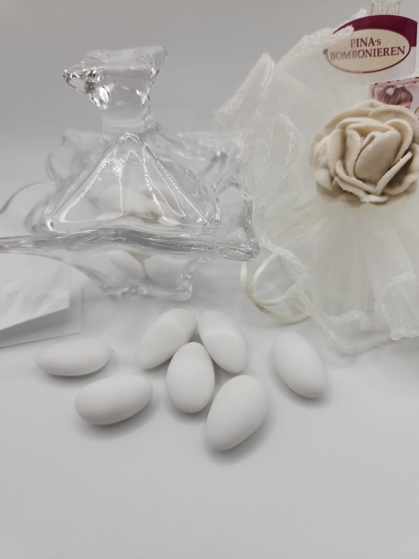 Bomboniere Gastgeschenk CRYSTALL SCATOLA 4 punte