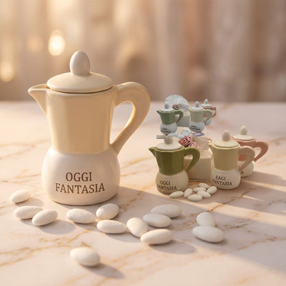 Bomboniere / Gastgeschenk - Zuckerdose Mokka Lux e Dolce