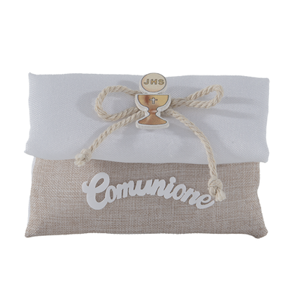 Mandelsäckchen mit Schriftzug Comunione