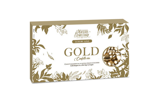 Mandelkonfekt 500g Maxtris - Italienische Hochzeitsmandeln Gold