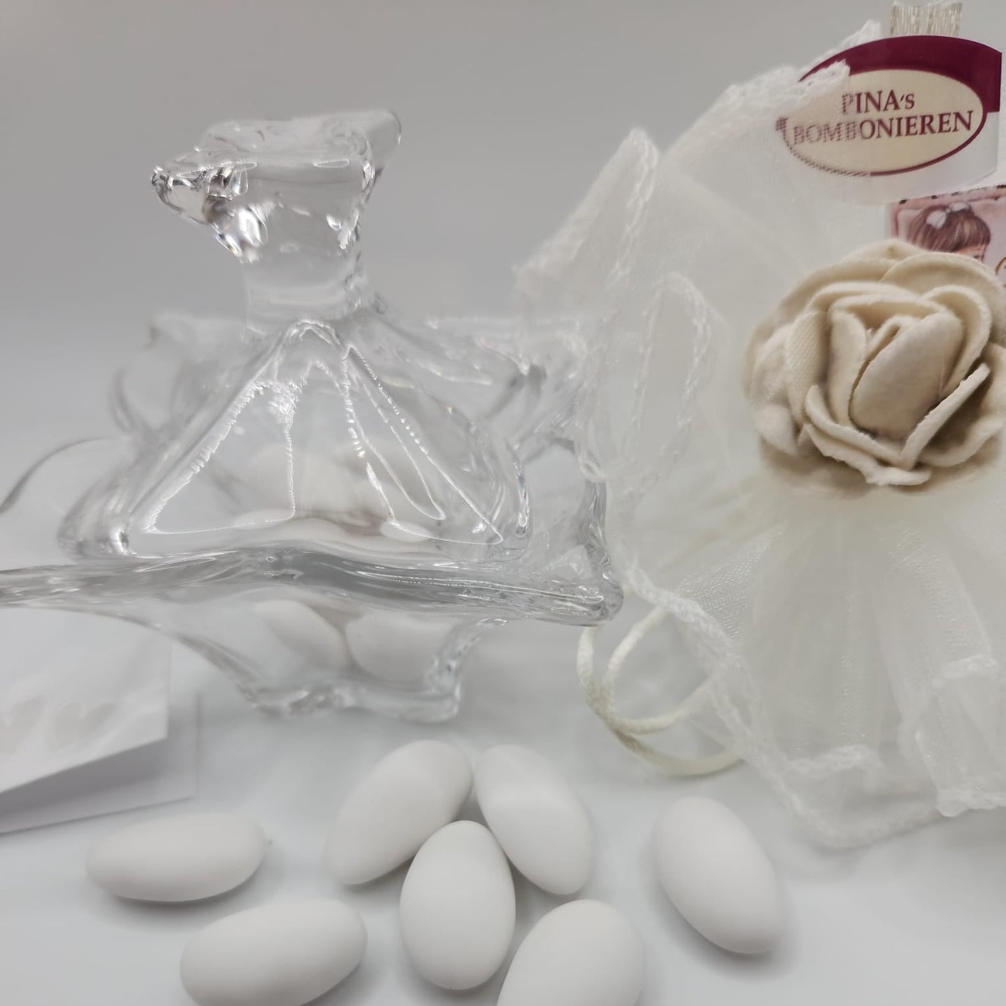 Bomboniere Gastgeschenk CRYSTALL SCATOLA 4 punte