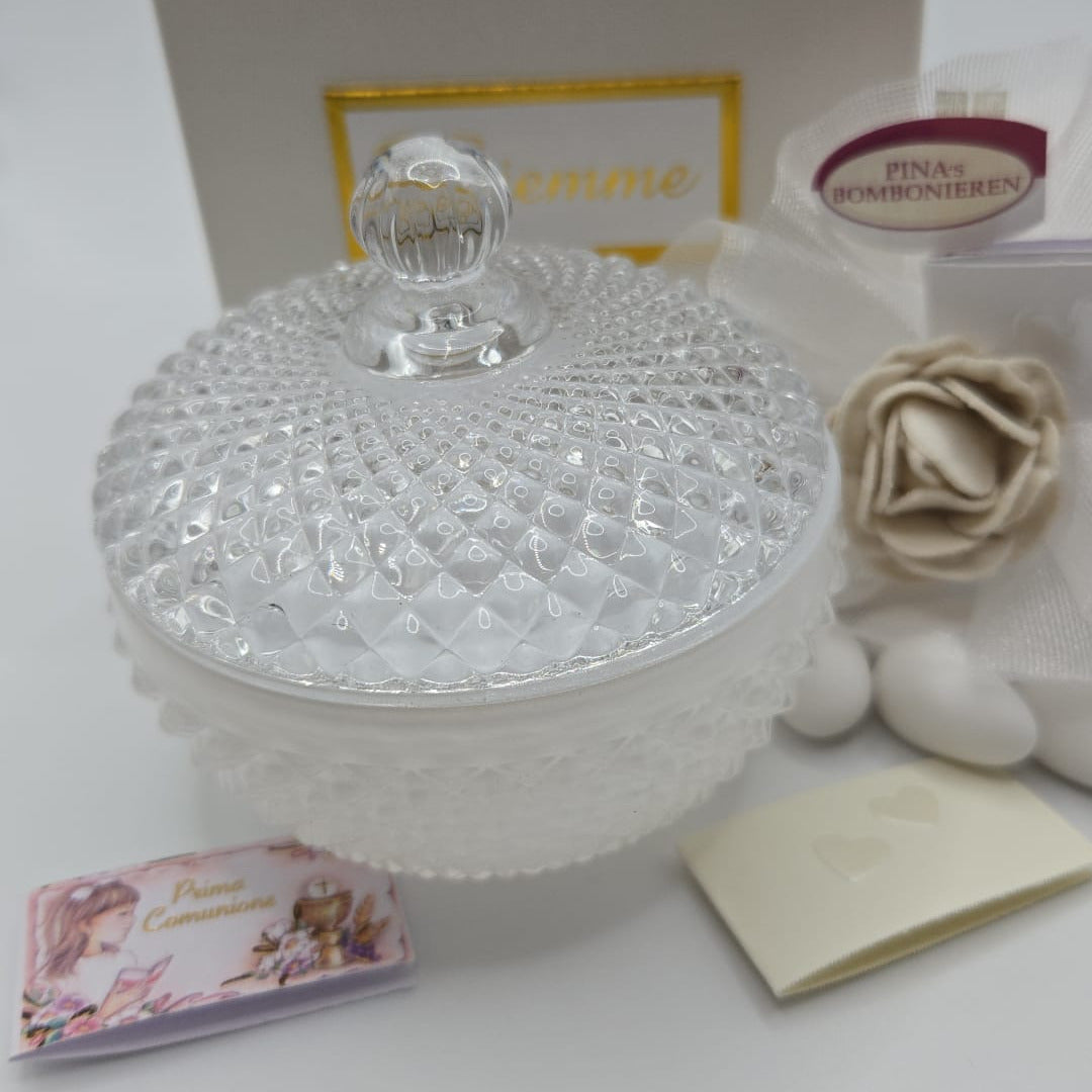 Bomboniere-Gastgeschenk- Glasdoeschen