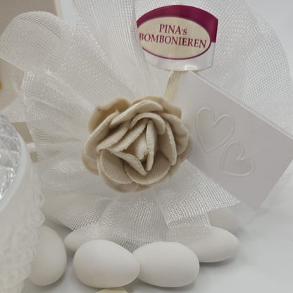 Bomboniere-Gastgeschenk- Glasdoeschen