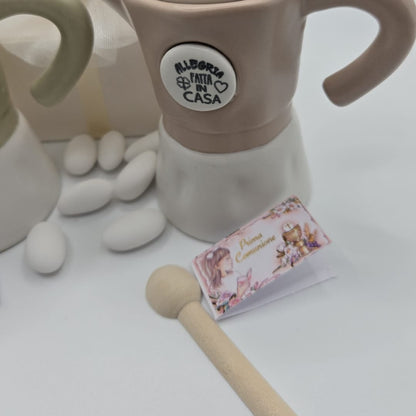 Bomboniere/ Gastgeschenk-Zuckerdose Mokka
