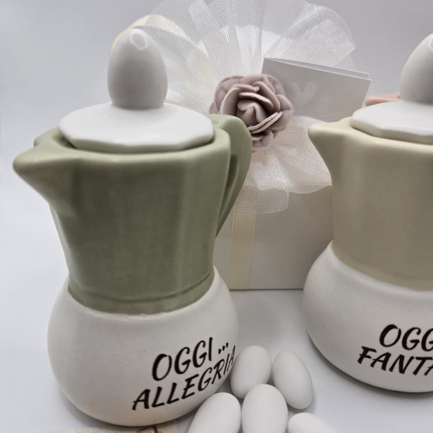 Bomboniere / Gastgeschenk - Zuckerdose Mokka Lux e Dolce