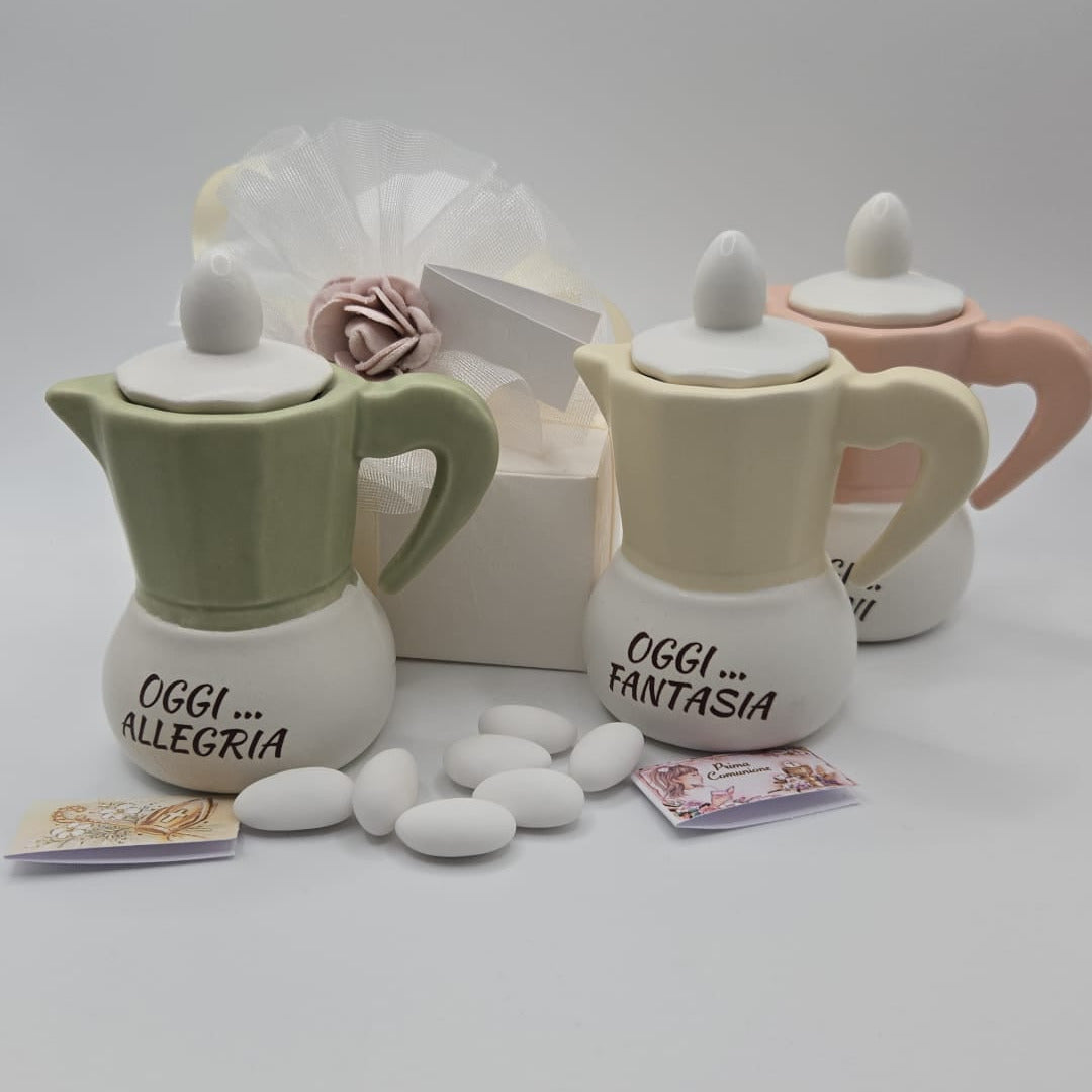 Bomboniere / Gastgeschenk - Zuckerdose Mokka Lux e Dolce