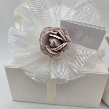 Bomboniere / Gastgeschenk - Zuckerdose Mokka Lux e Dolce