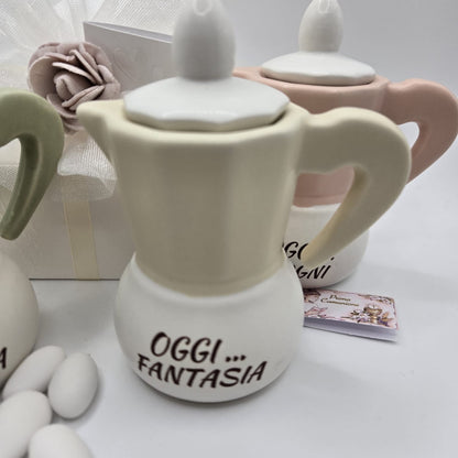 Bomboniere / Gastgeschenk - Zuckerdose Mokka Lux e Dolce