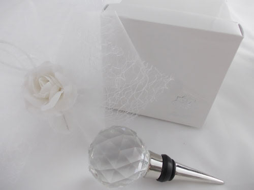 Flaschenverschluss mit Kristallkopf - Pina´s Bombonieren