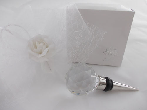 Flaschenverschluss mit Kristallkopf - Pina´s Bombonieren