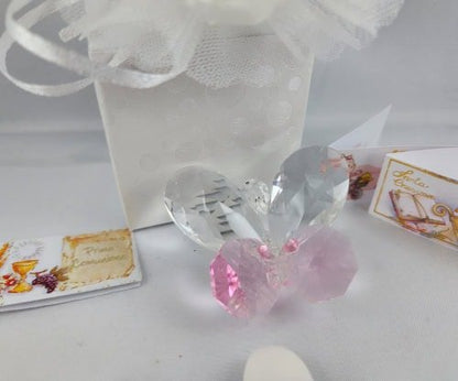 Kristall - Schmetterling rosa - Pina´s Bombonieren