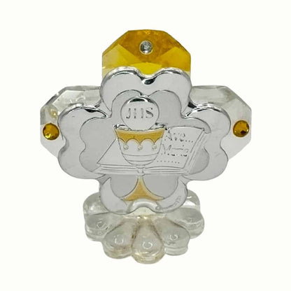 Kristallaufsteller in Kreuzform - Bomboniere zur Kommunion - Pina´s Bombonieren