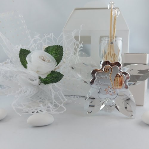 Kristallaufsteller / Raumduftspender mit Mitra - Pina´s Bombonieren