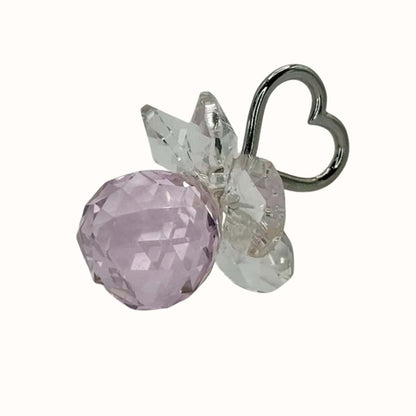 Kristallschnuller rosa - Bomboniere Gastgeschenk - Pina´s Bombonieren