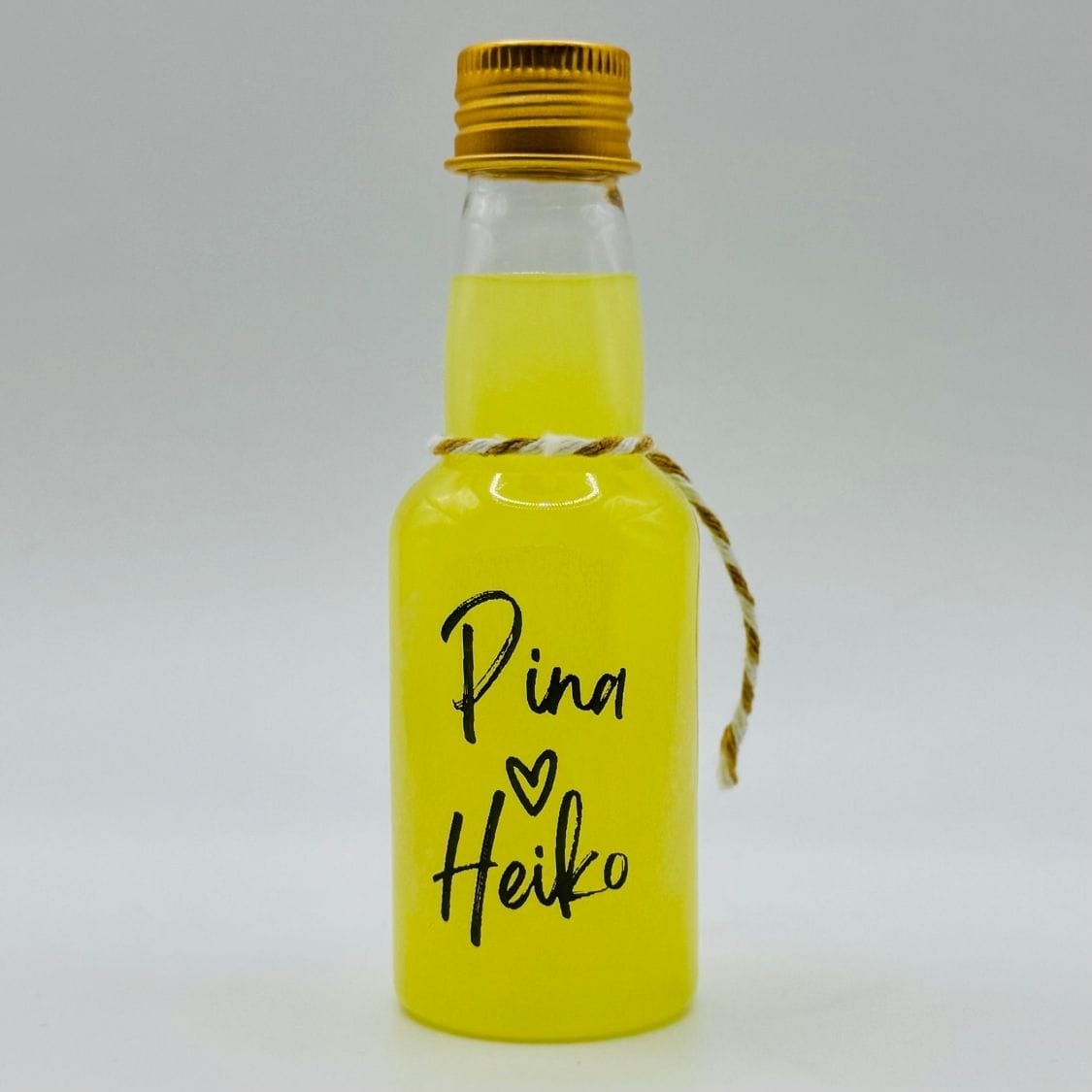 Limoncello Gastgeschenk 50ml - Personalisierter Italienischer Likör - Pina´s Bombonieren