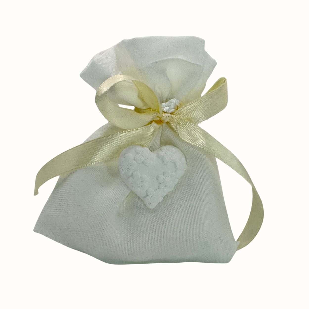 Mandelsäckchen Herz - Personalisierbar - Pina´s Bombonieren