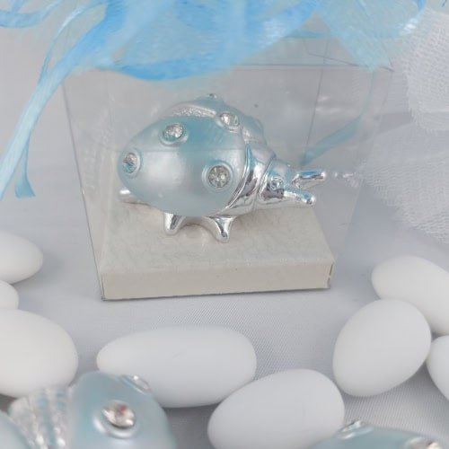 Marienkäfer blau - Bomboniere Gastgeschenk - Pina´s Bombonieren